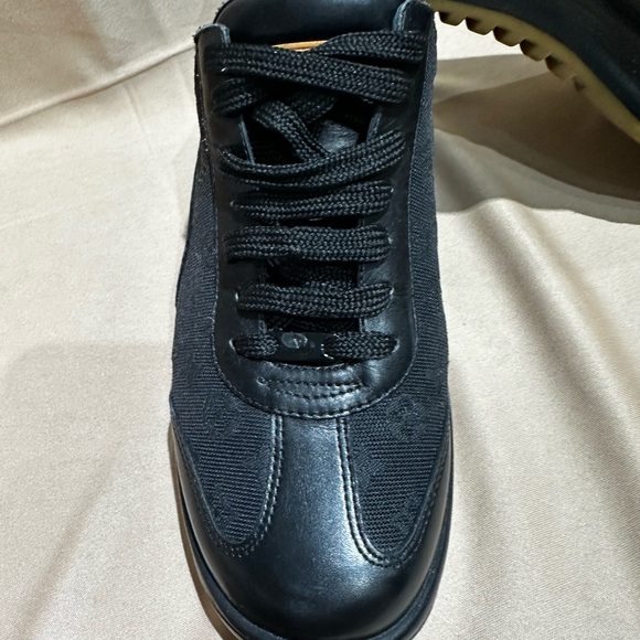 Louis Vuitton Canvas & Leather Monogram Sneakers Size 38 - Picture 2 of 10